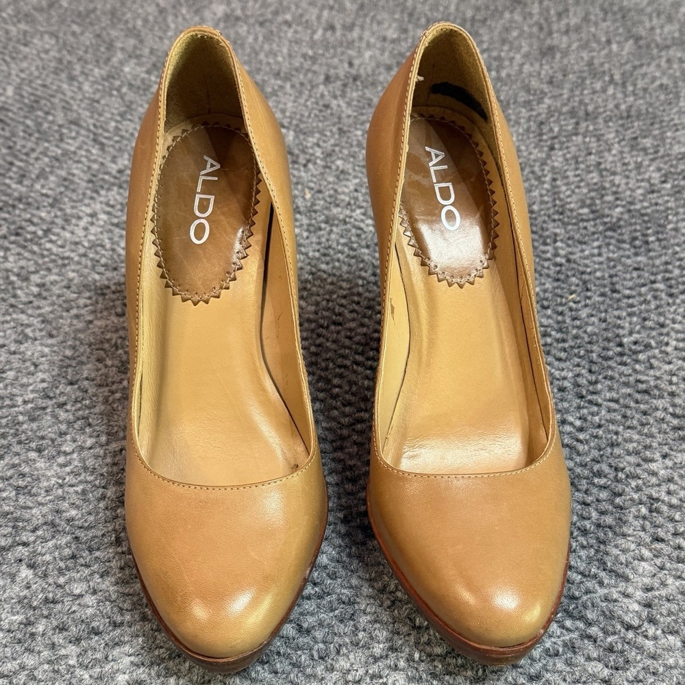 Aldo Women's High Heel, Size 6 Camel Color